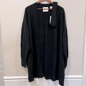 Split Side Cashmere Cardigan Tie Waist Size 22/24